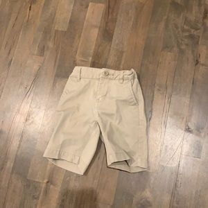Old Navy khaki uniform shorts, size 5